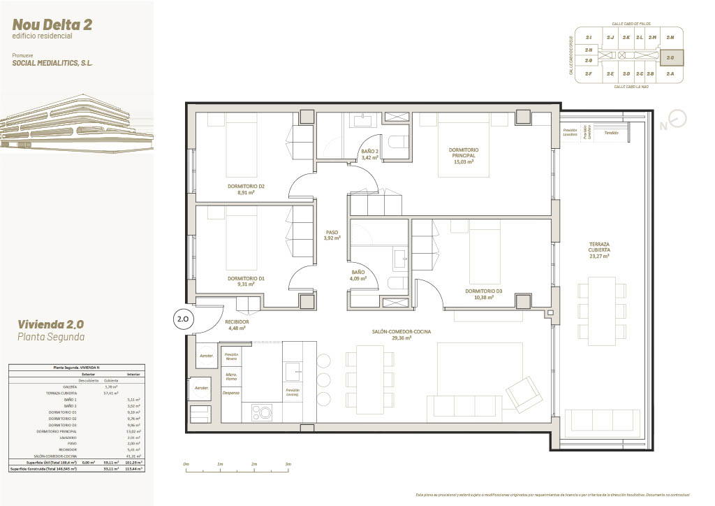 4 Habitaciones, 2º Planta, 2.0