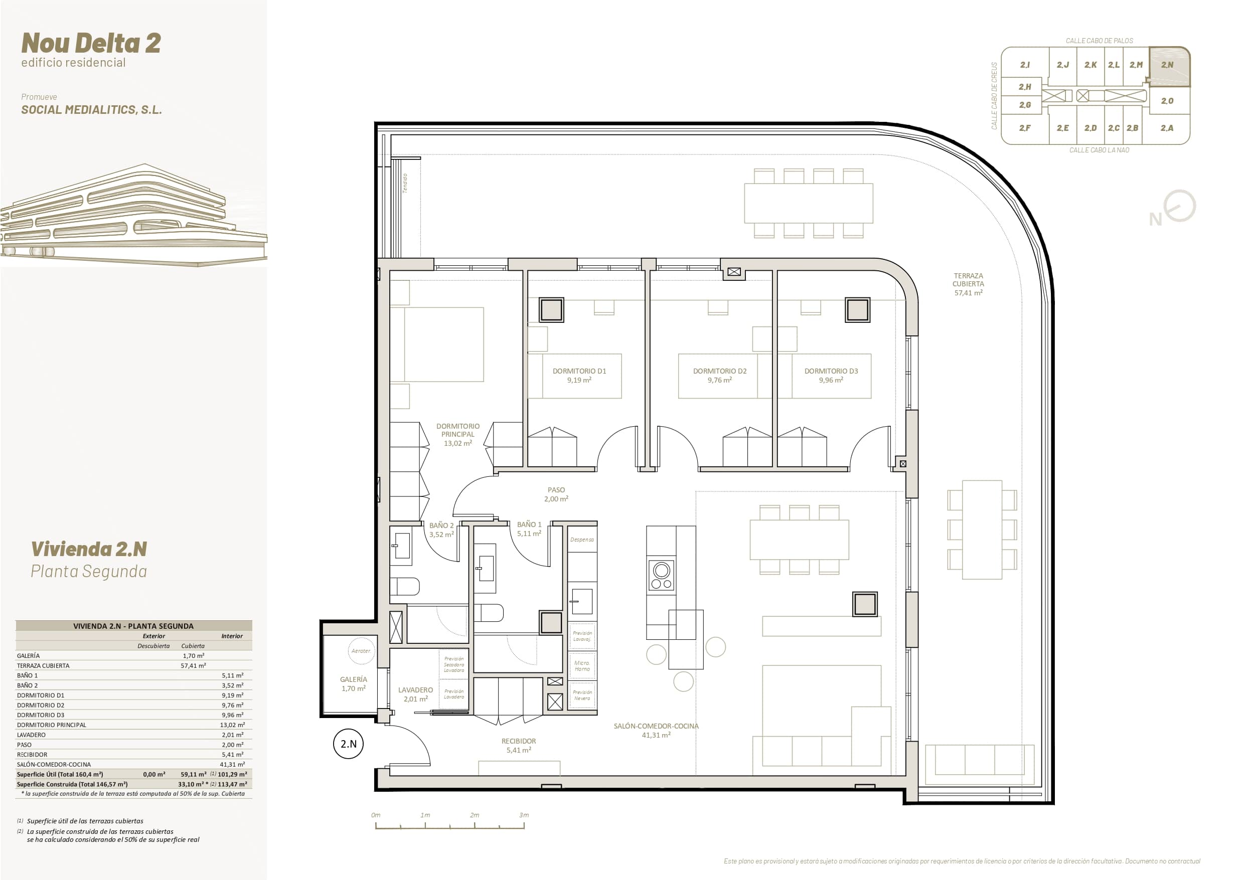 2 N - PLANTA SEGUNDA - 4 HABITACIONES